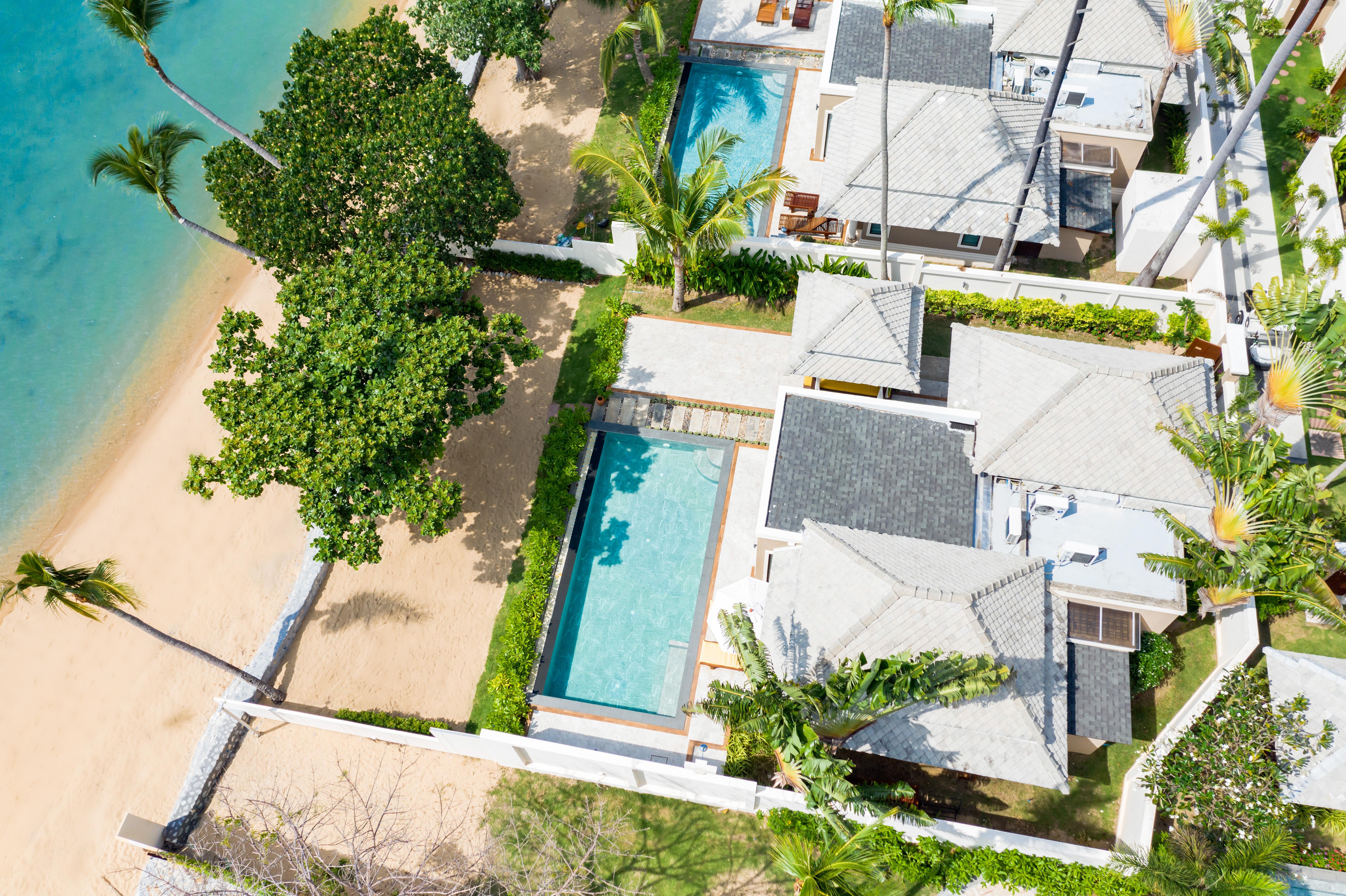 Fair House Villas & Spa, Koh Samui Mae Nam Exterior photo Aerial view of the resort