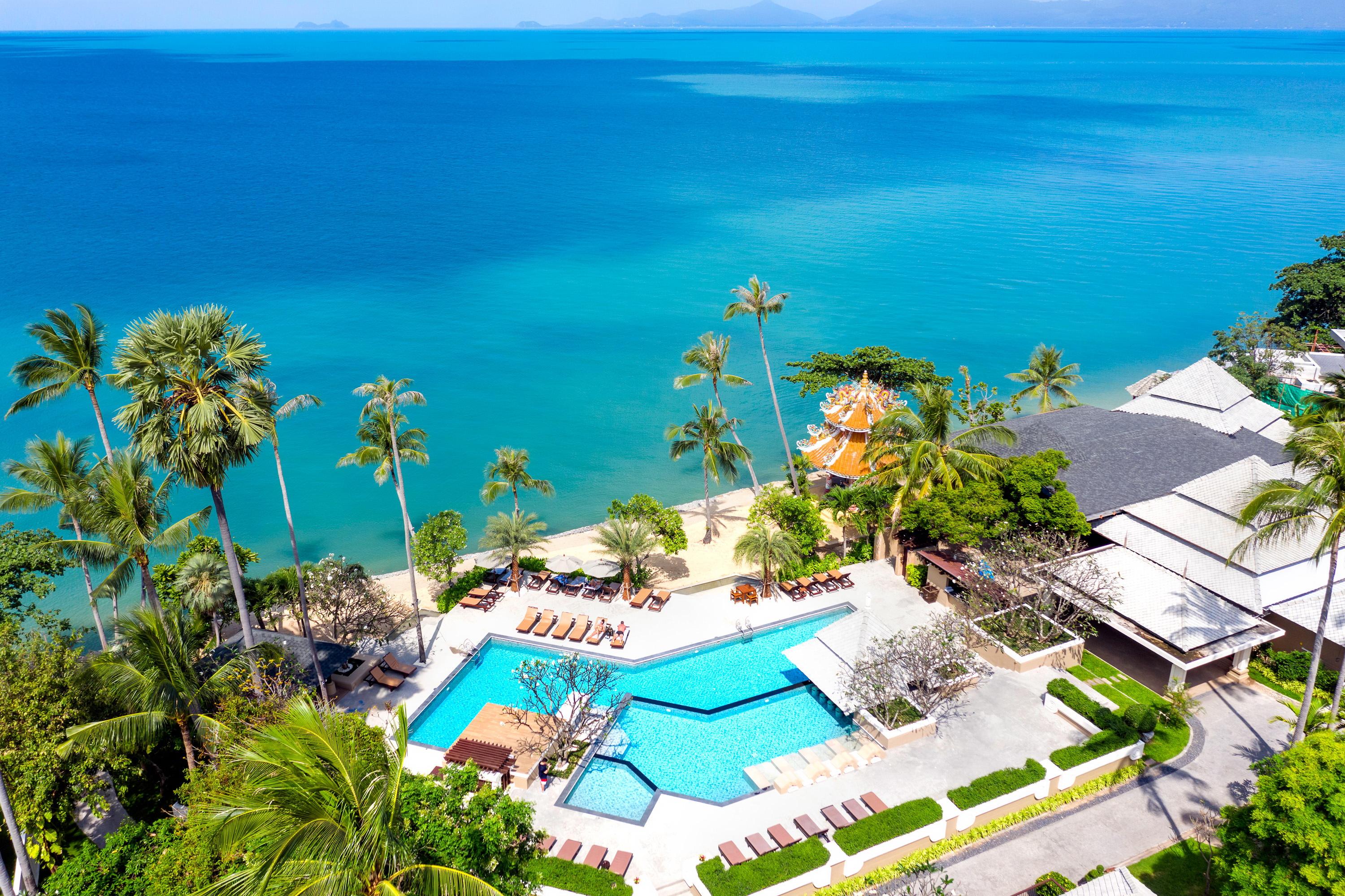 Fair House Villas & Spa, Koh Samui Mae Nam Exterior photo Aerial view of the resort