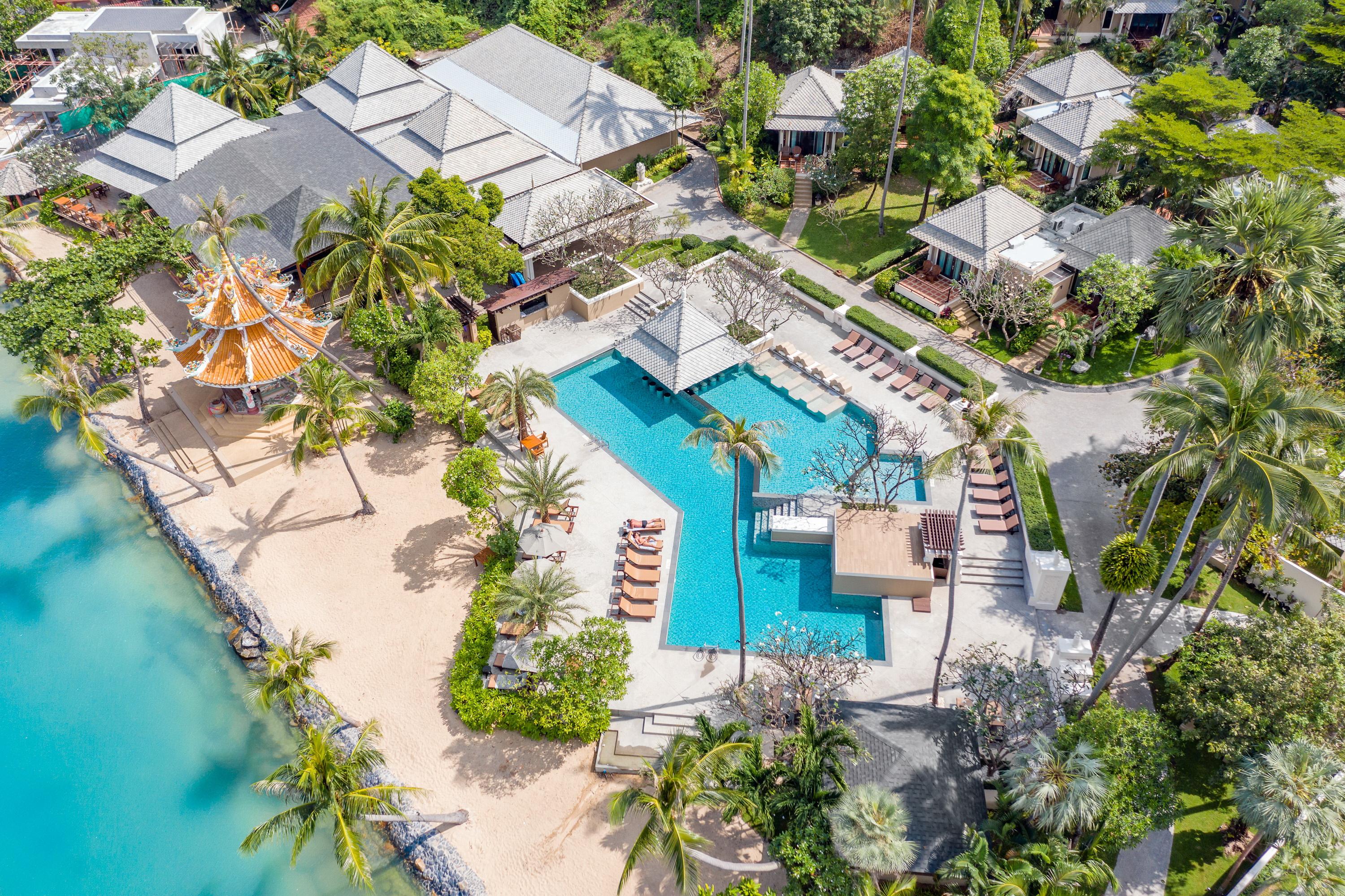 Fair House Villas & Spa, Koh Samui Mae Nam Exterior photo Aerial view of the resort
