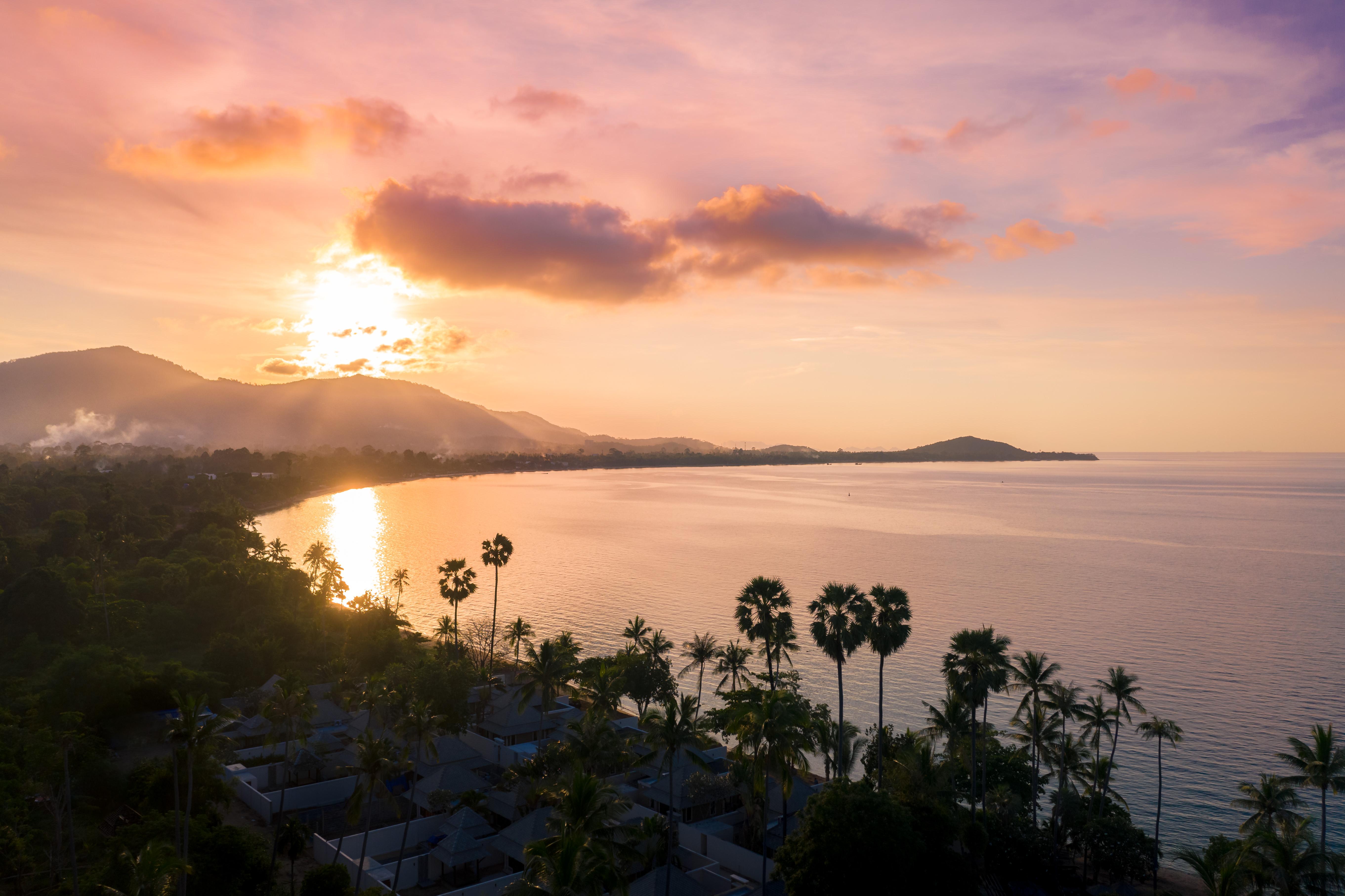 Fair House Villas & Spa, Koh Samui Mae Nam Exterior photo Sunset at the coast of the Gulf of Batabano